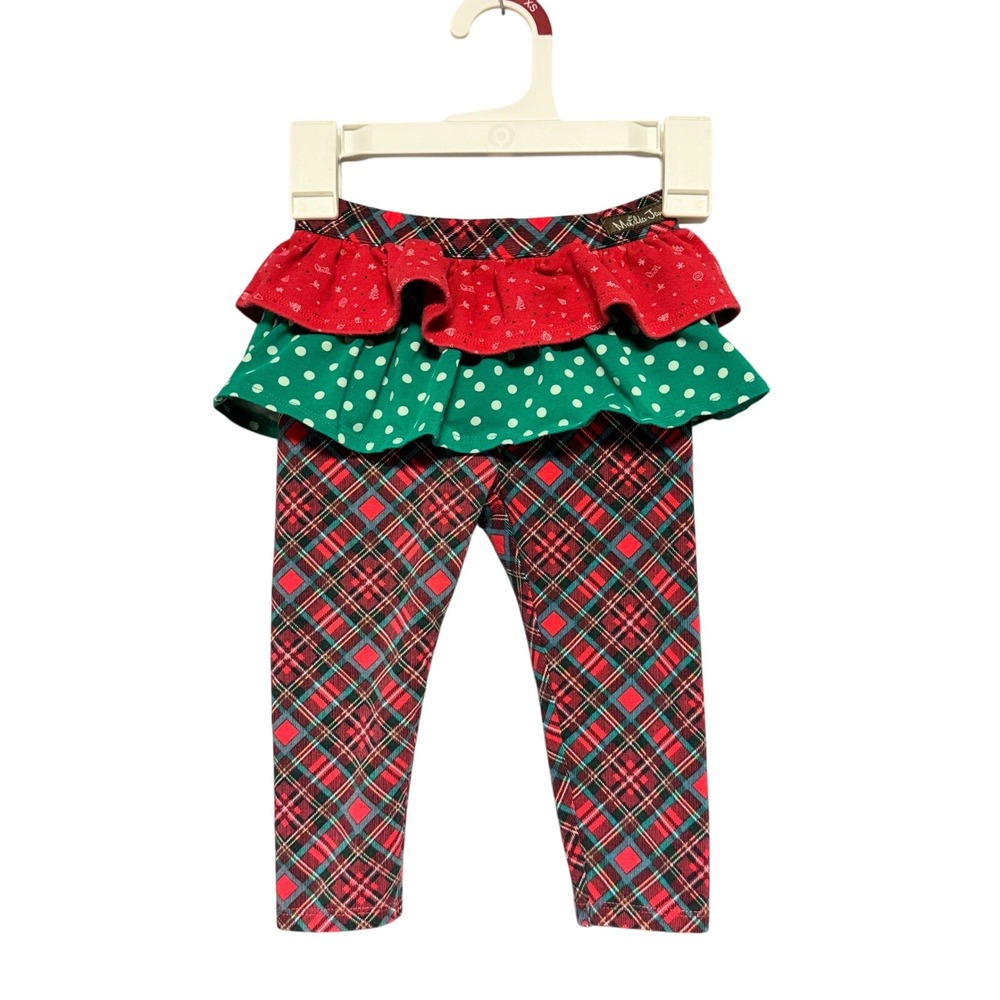 Matilda Jane Ruffle Run Run Rudolph Leggings Christmas Baby Girls 12 18 Months - Picture 1 of 8